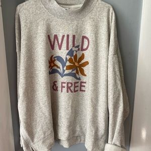 Wild & Free Cropped Sweatshirt